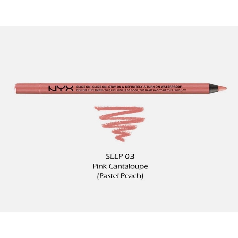 NYX PROFESSIONAL MAKEUP Slide On Lip Pencil Lip Liner SLLP03 Pink Cantaloupe New